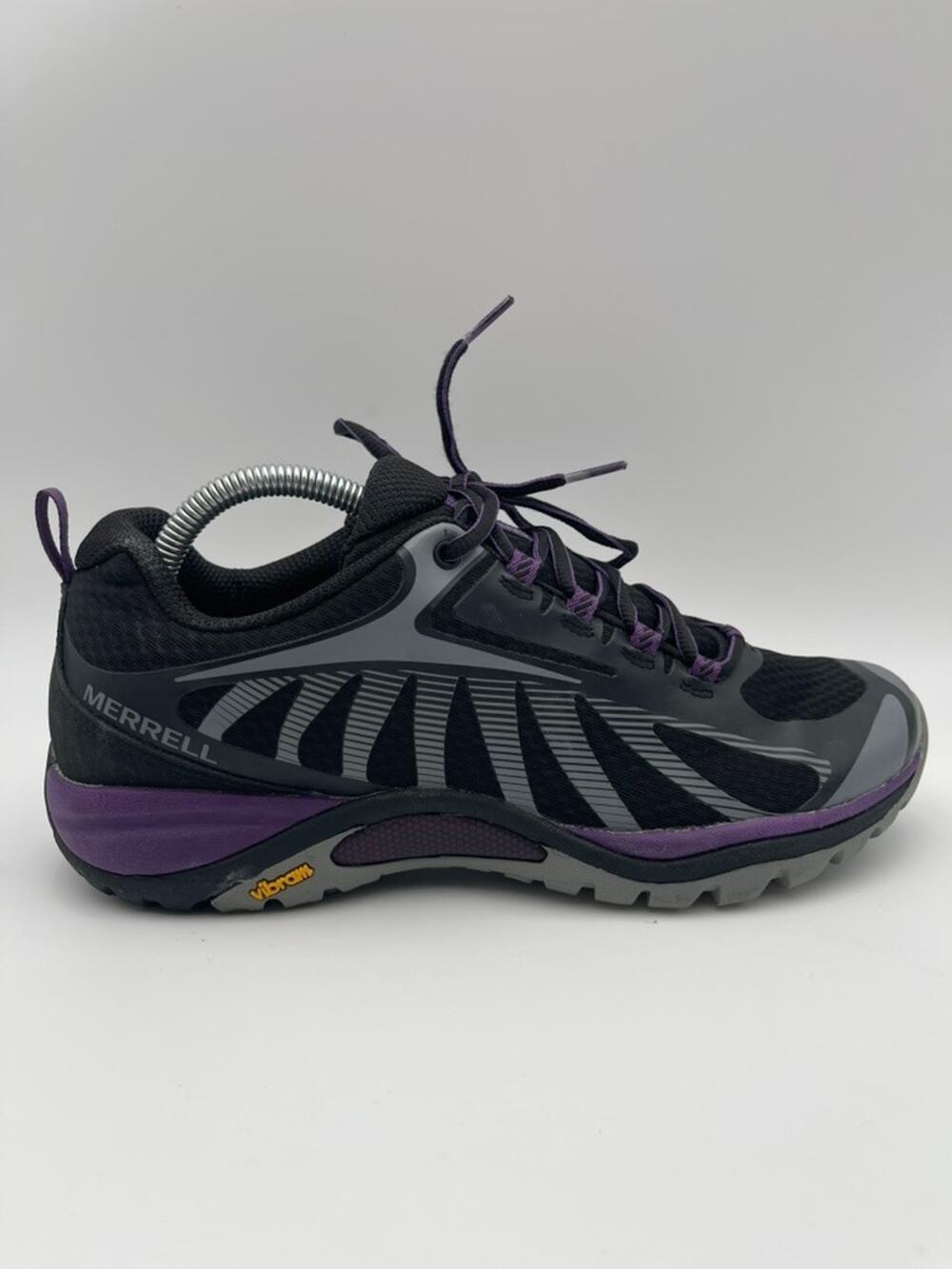 Merrell Siren Edge 3 Black Gray Purple Gray Hiking Shoe Boot Sneaker Women's 10 - Picture 1 of 9